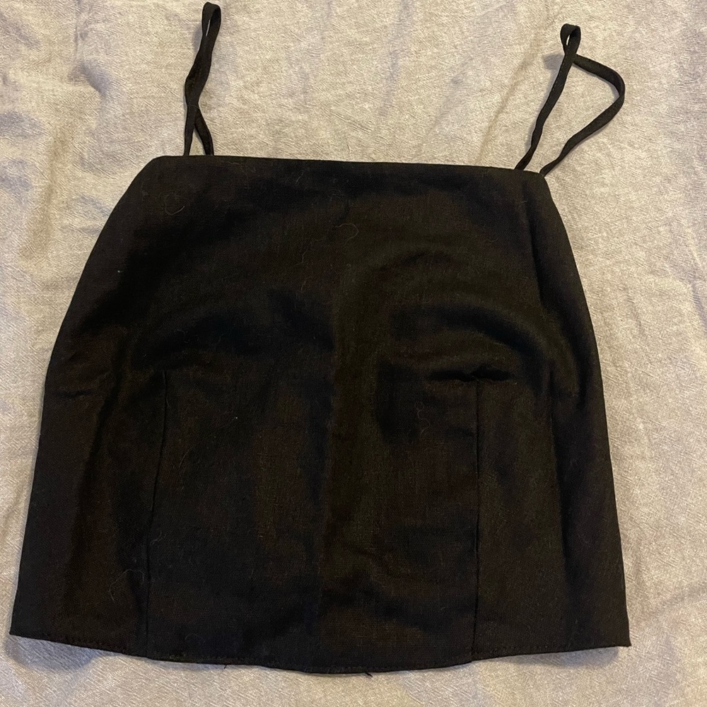 Kendall and Kylie Open-Back Crop Top